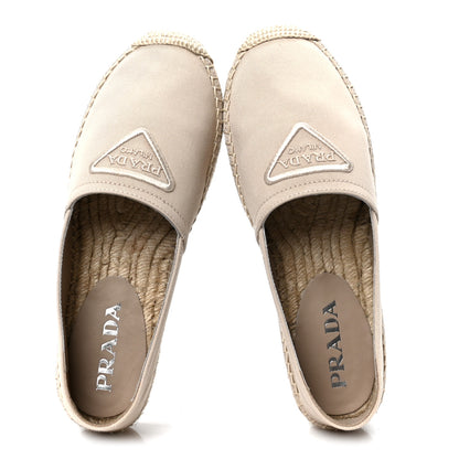 Prada Gabardine Logo Espadrilles 36 Corda 2 of 10