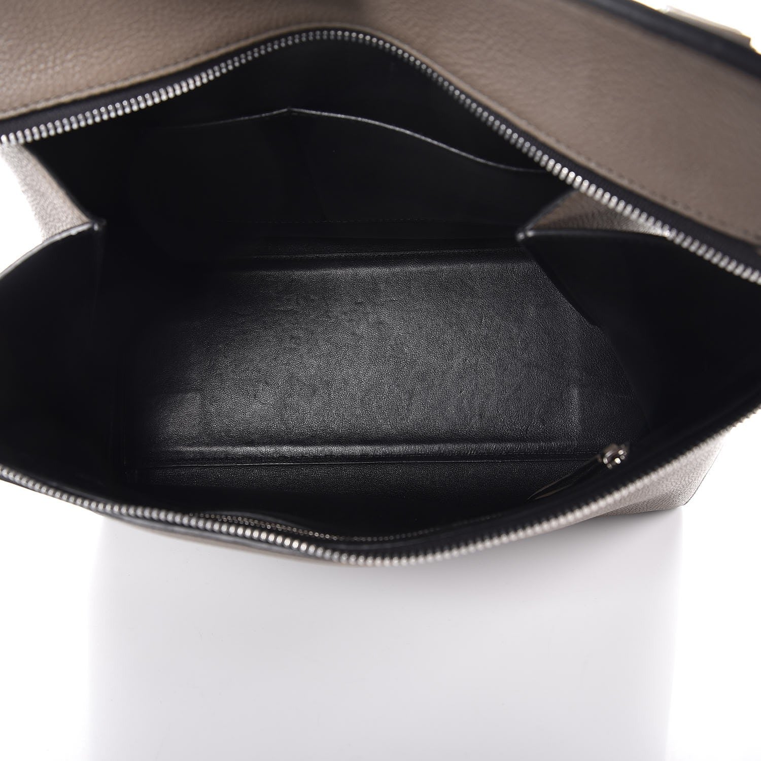 Celine Drummed Calfskin Medium Edge Shoulder Bag Grey 5 of 7