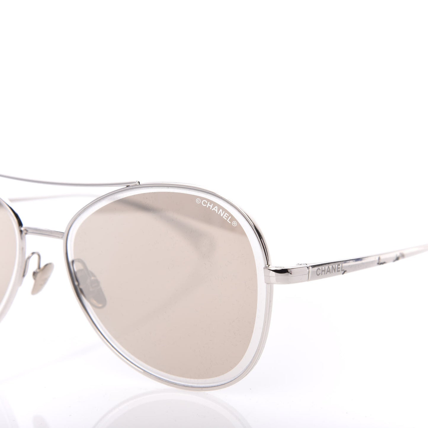 Metal Pilot Sunglasses 4260 Silver