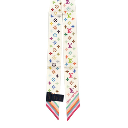Louis Vuitton LV X TM Silk Monogram Multicolor BB Bandeau White 2 of 3