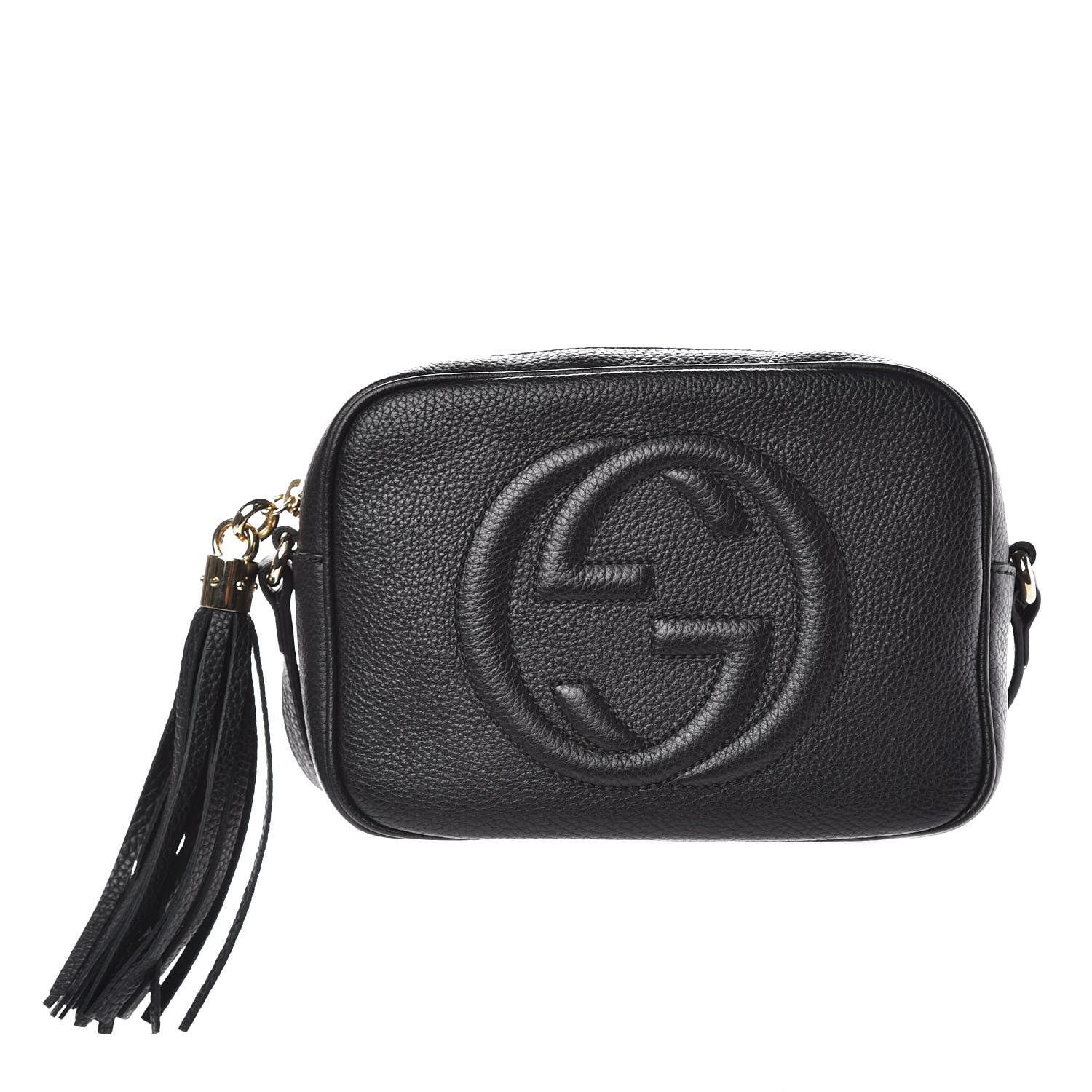 Gucci Pebbled Calfskin Small Soho Disco Bag Black 1 of 9