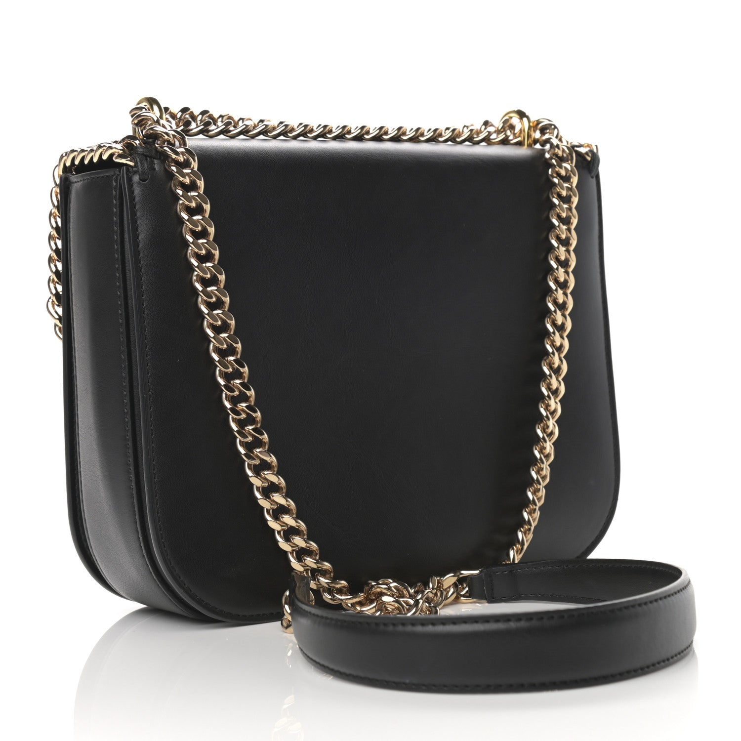 Stella McCartney Eco Alter Nappa Medium Falabella Box Hawaiian Embellished Shoulder Bag Black 3 of 10