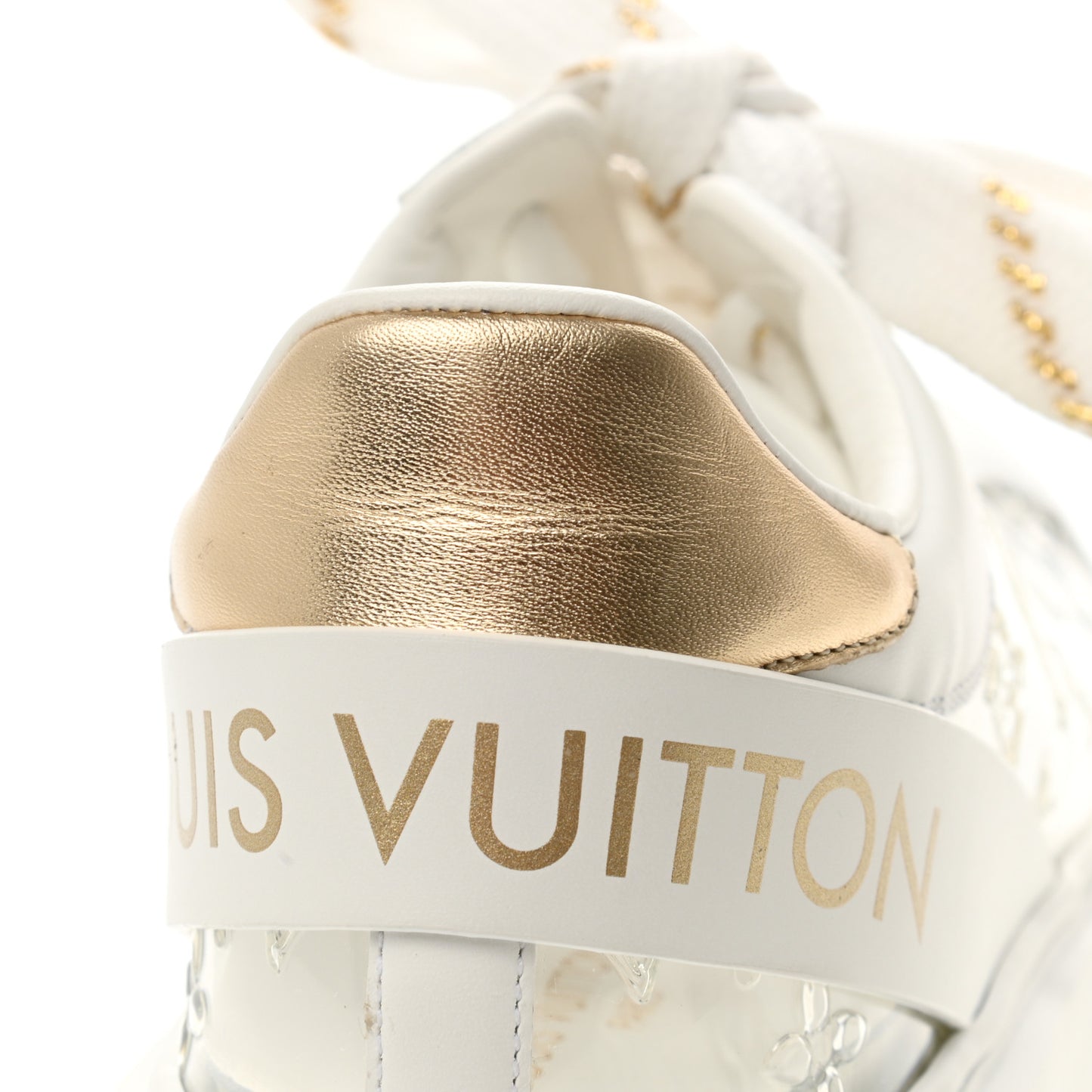 Monogram PVC Time Out Sneakers 38.5 Gold