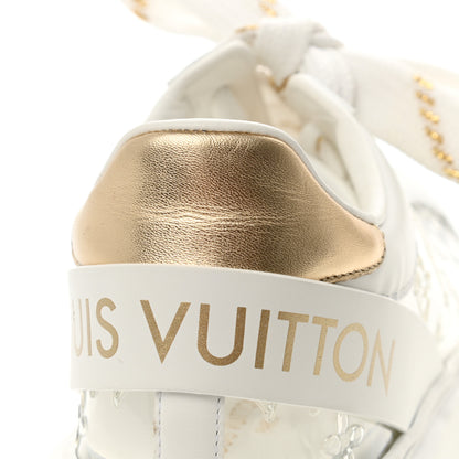 Louis Vuitton Monogram PVC Time Out Sneakers 38.5 Gold 14 of 16