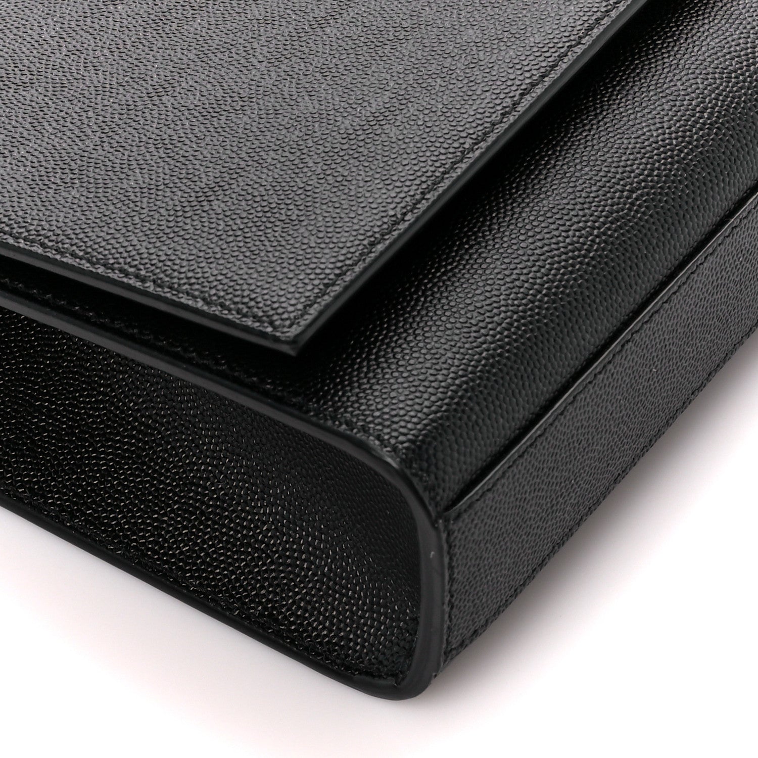 Saint Laurent Grain De Poudre Medium Classic Monogram Kate Satchel Black 10 of 12