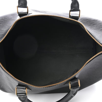 Louis Vuitton Epi Speedy 35 Black 5 of 11