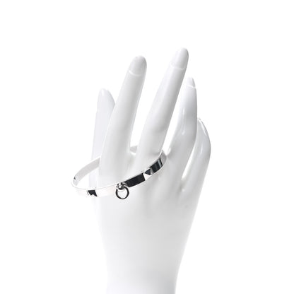 Hermes 18K White Gold PM Collier De Chien Bracelet LG 2 of 5