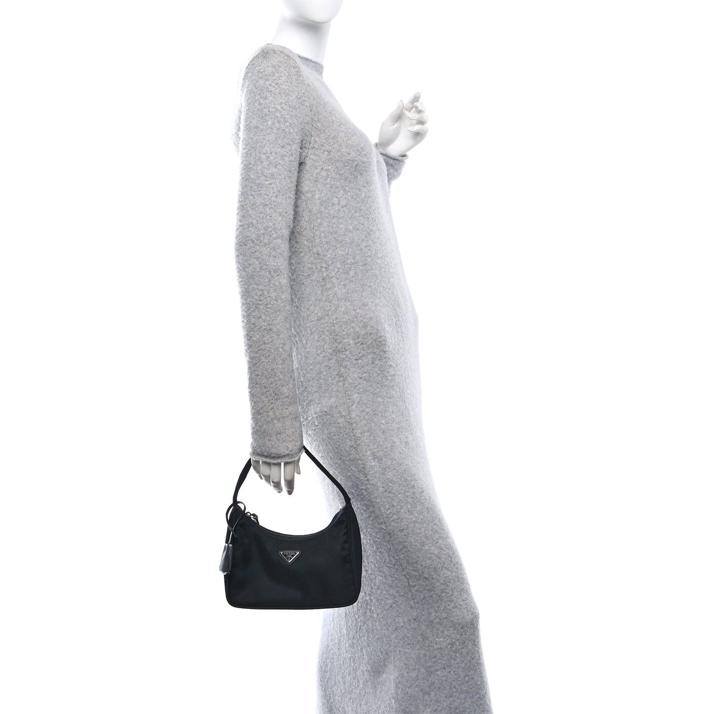 Tessuto Nylon Mini Re-Edition 2000 Bag Black