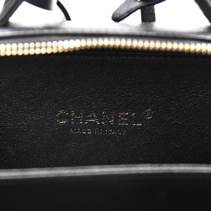 Chanel Caviar Quilted Small CC Filigree Vanity Case Black 6 of 12