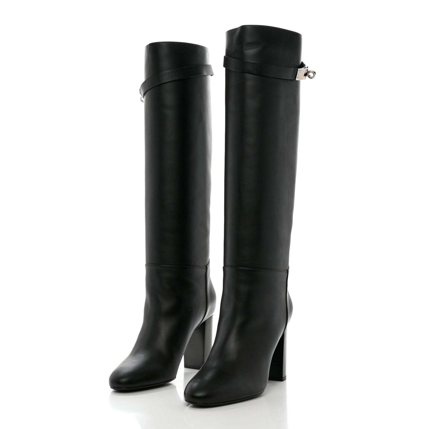 Heritage Calfskin Story Boots 38 Black