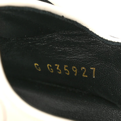 Chanel Lambskin Printed CC Velcro Dad Sandals 37 White Black 9 of 9