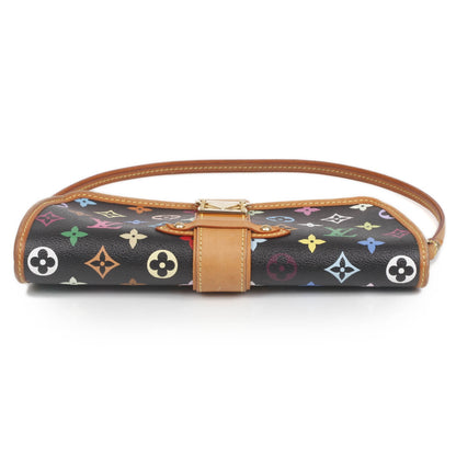 Louis Vuitton Monogram Multicolor Shirley Black 3 of 10