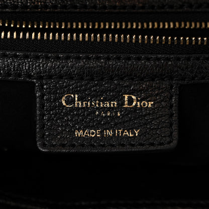 Christian Dior Goatskin DIORANGELES Tote Black 6 of 10