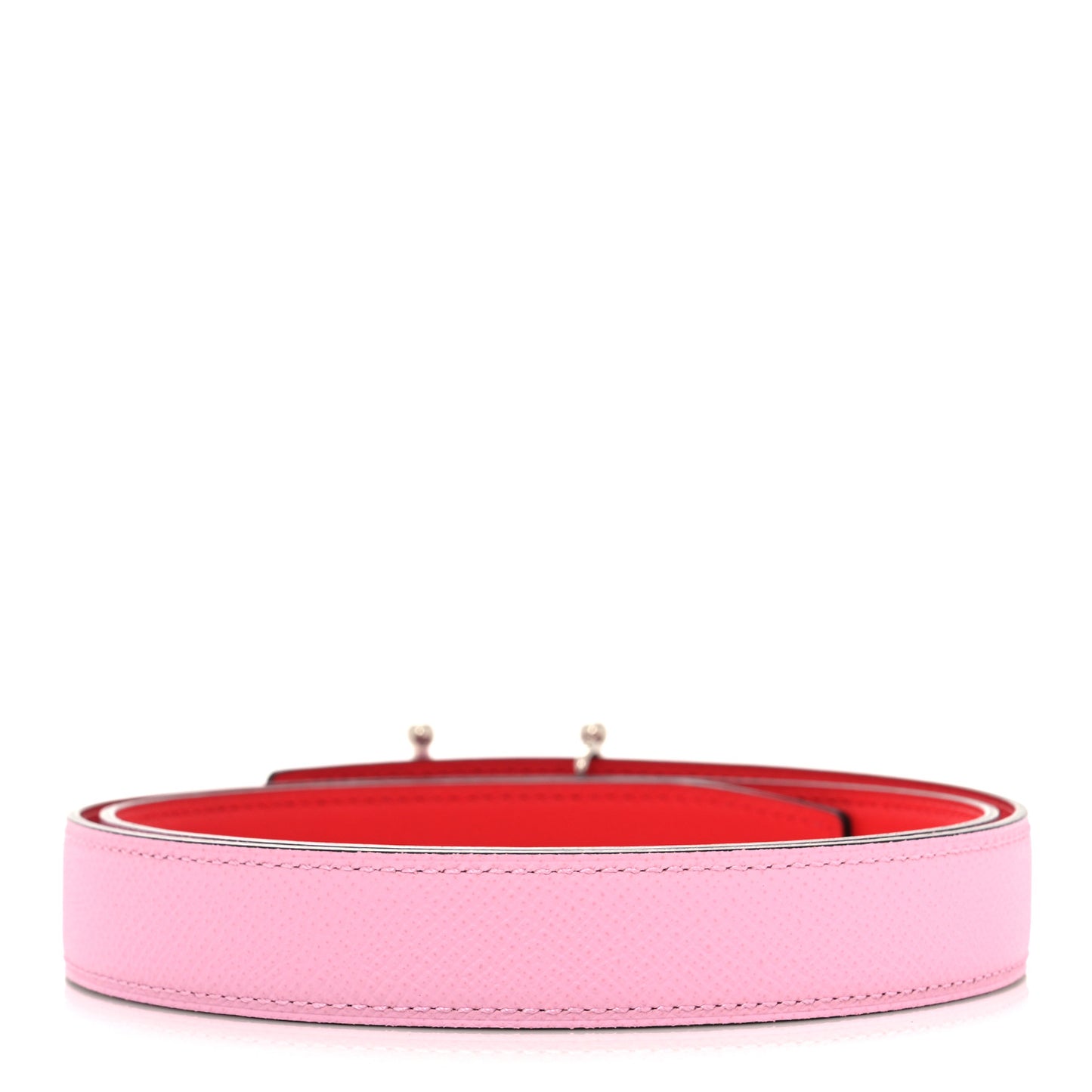 Epsom Swift 24mm Mors H Belt 80 Mauve Sylvestre Rouge De Coeur