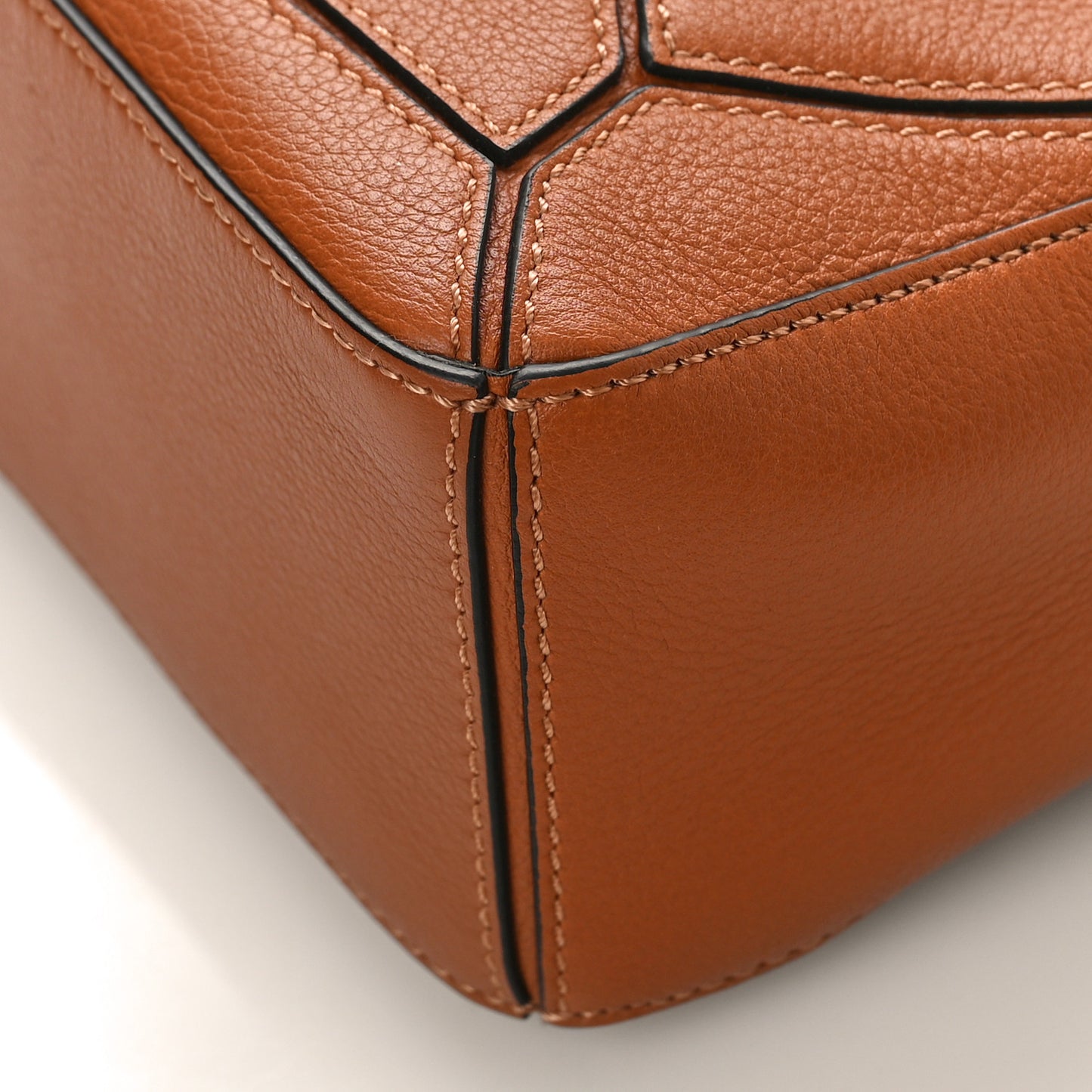 Calfskin Mini Puzzle Bag Tan