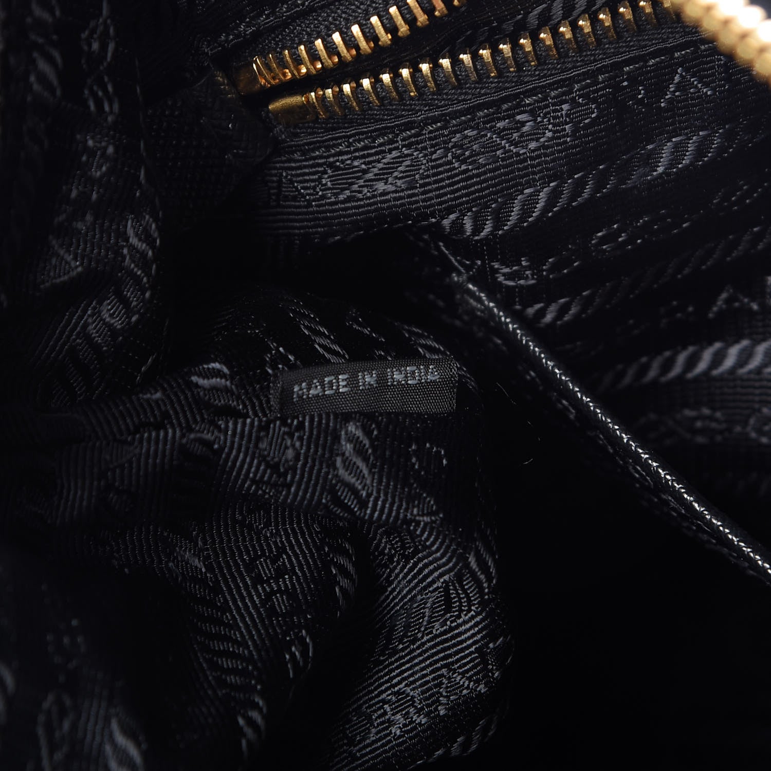 Prada Saffiano Tessuto Nylon Tote Black 7 of 7
