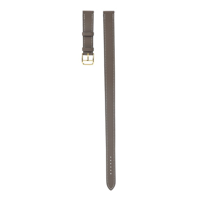 Hermes Swift Heure H Hour Watch PM Double Tour Strap Etoupe 1 of 6