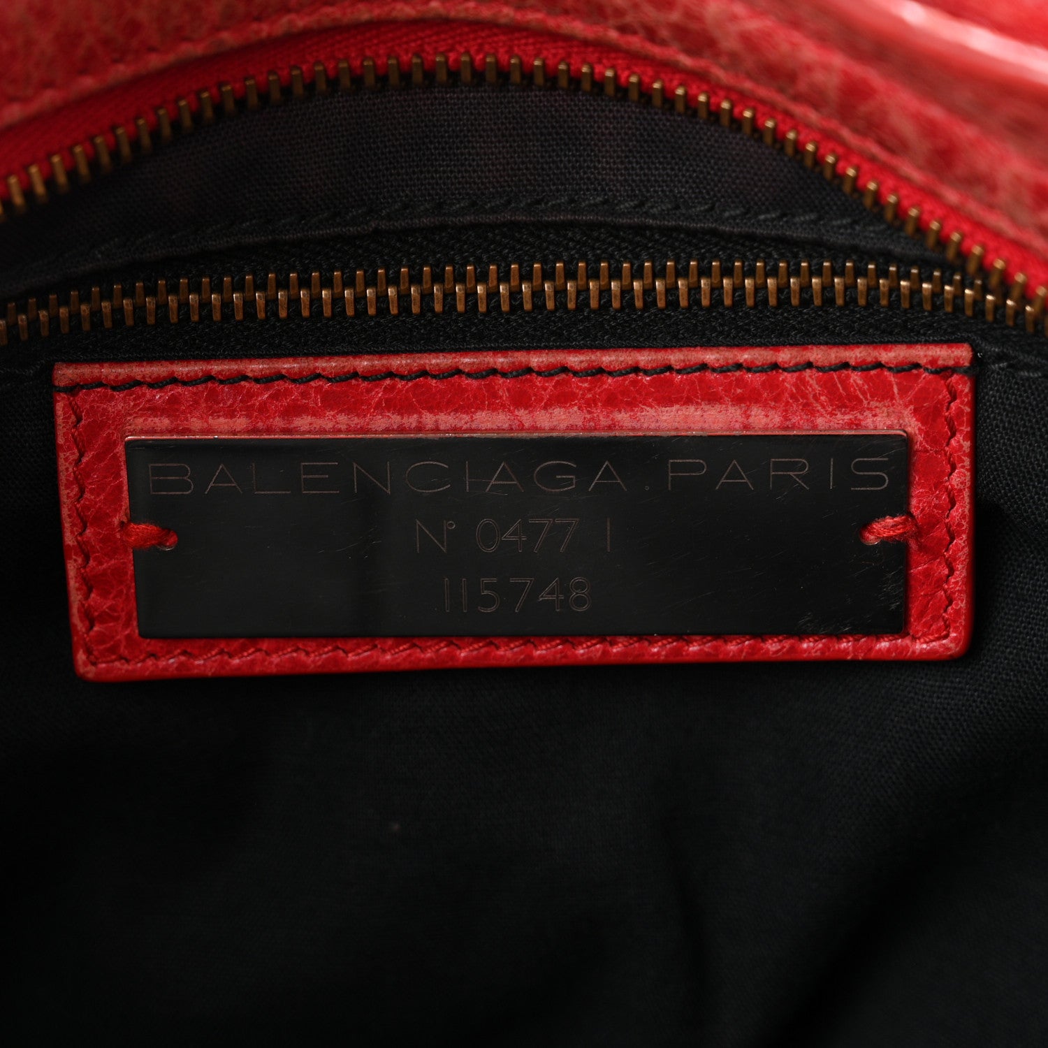 Balenciaga Agneau Classic Hardware City Rouge Cardinal 7 of 12