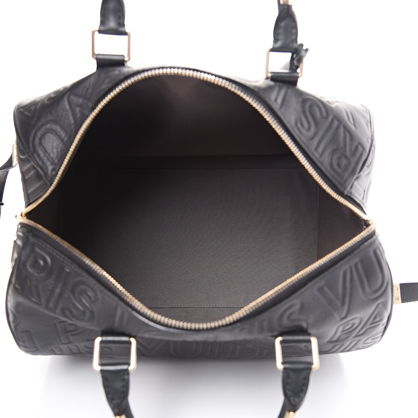 Calfskin Embossed Speedy Cube 30 Black