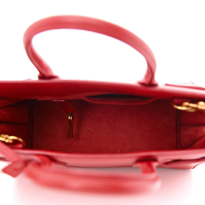Saint Laurent Calfskin Nano Sac De Jour Lipstick Red 5 of 16