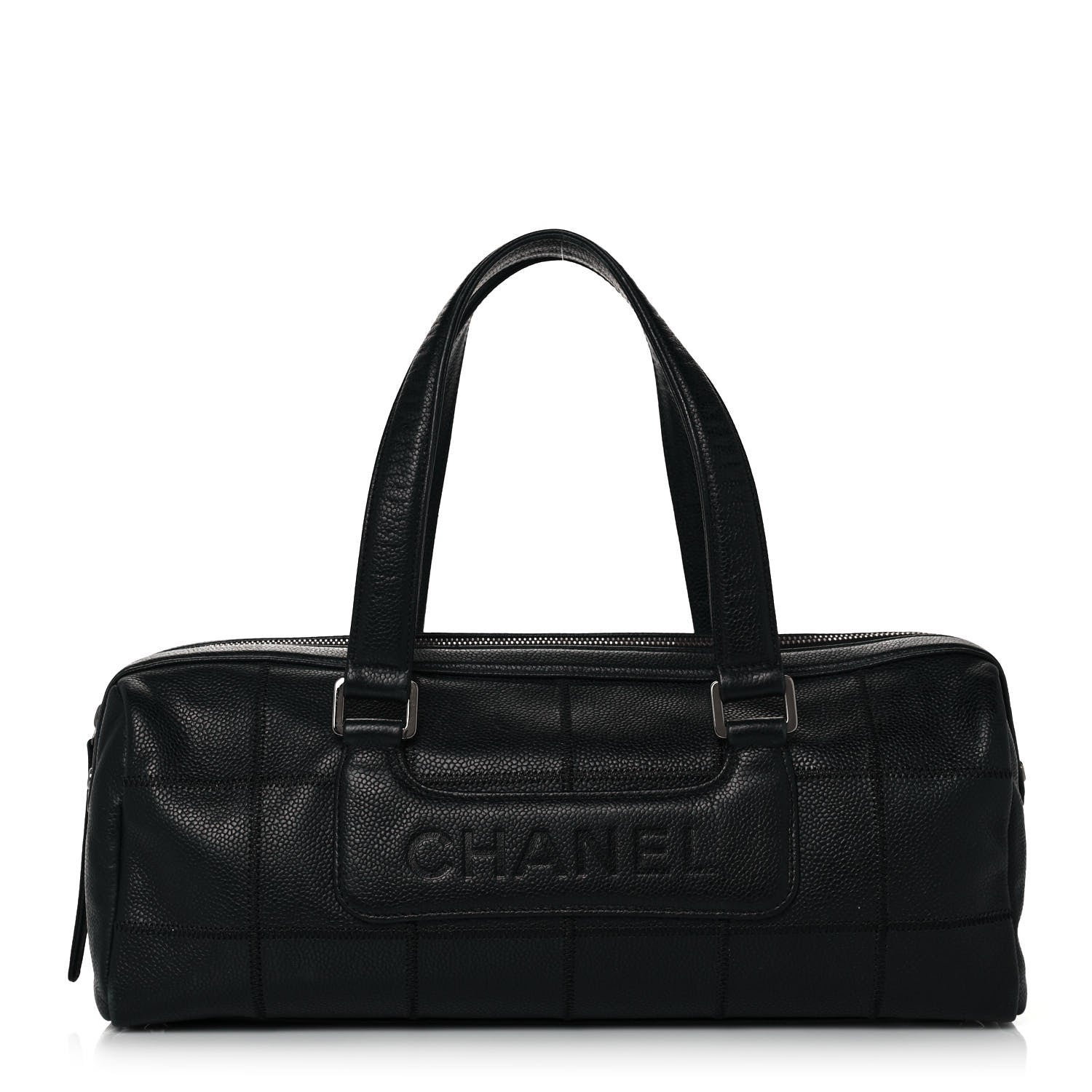 Chanel Caviar Square Stitched Tote Black 1 of 12