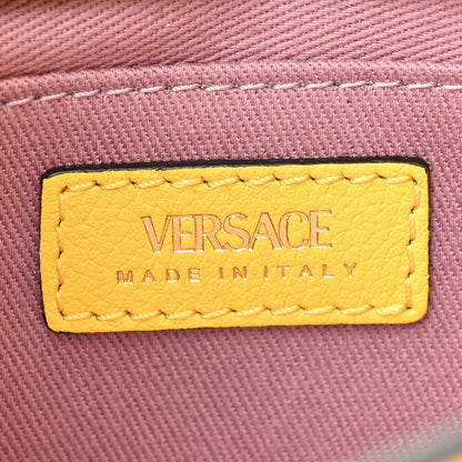 Versace Calfskin La Medusa Mini Hobo Crossbody Yellow 6 of 9