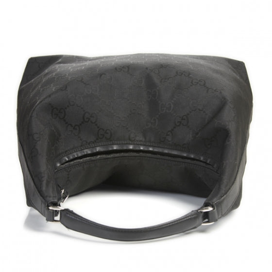 Nylon Monogram Hobo Black