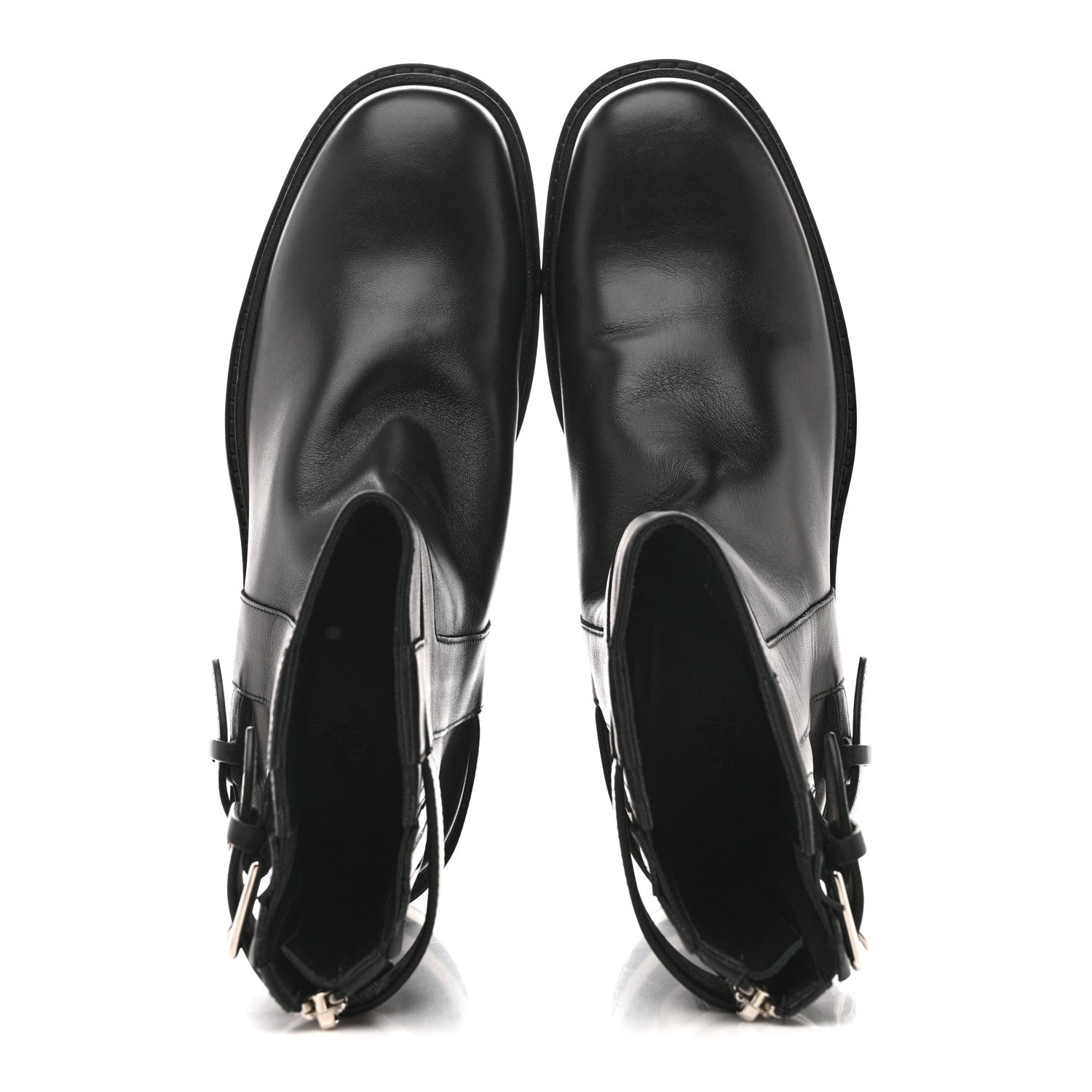Hermes Calfskin Jaime Ankle Boots 39 Black 2 of 11