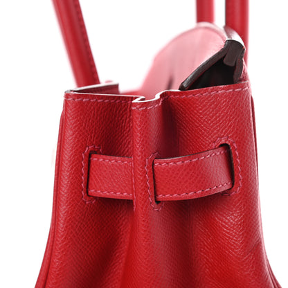 Hermes Epsom Birkin 30 Rouge Casaque 11 of 40