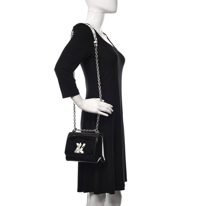 Louis Vuitton Patent Monogram Twist Shoulder Bag PM Black 2 of 10