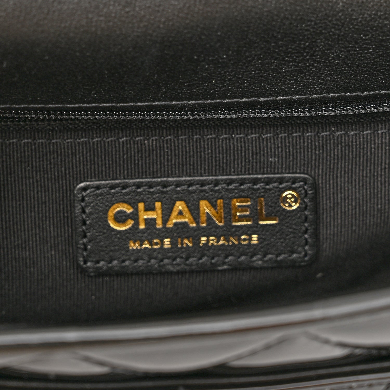 Chanel Patent Quilted Small School Memory Top Handle Flap Black 6 of 11