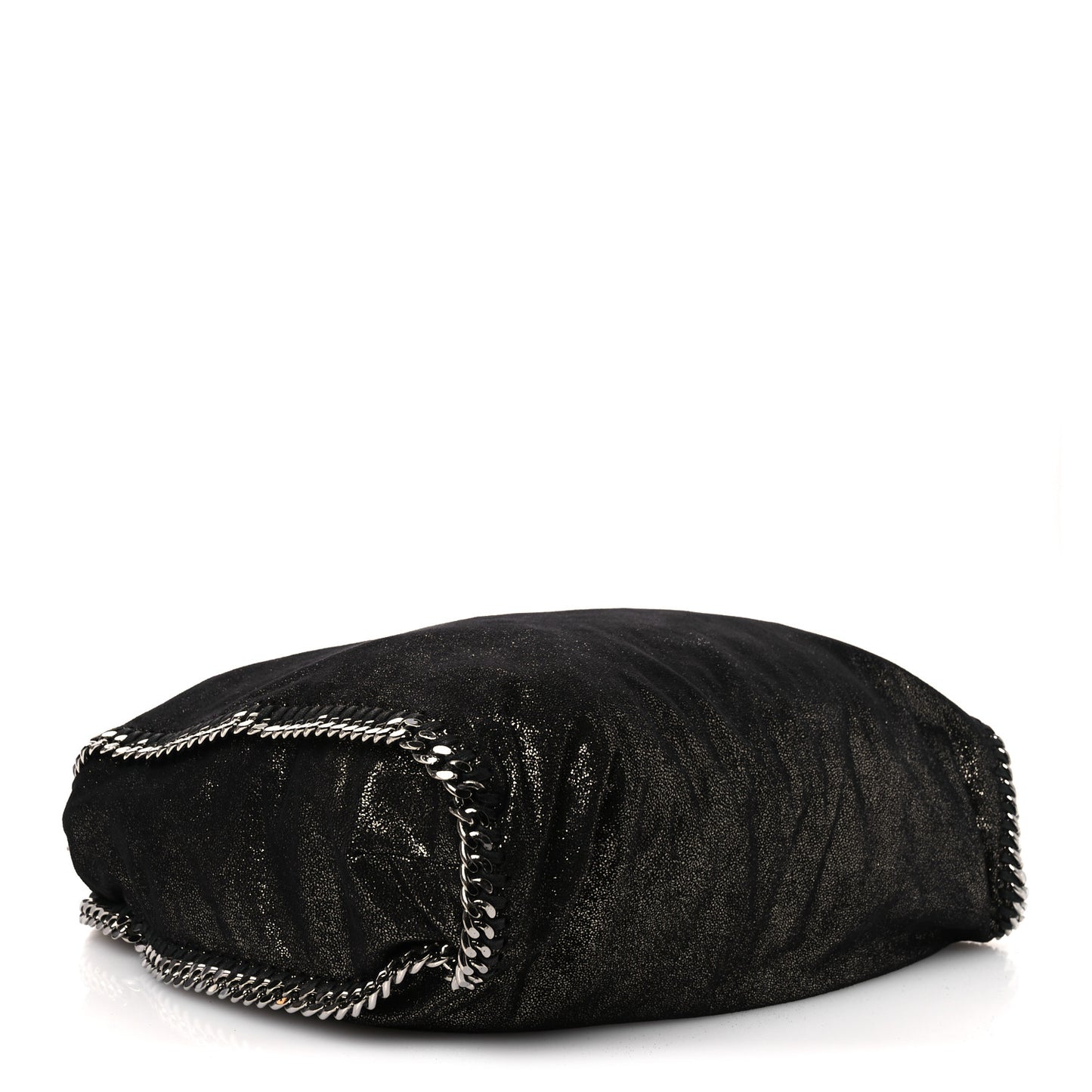 Shaggy Deer Falabella Fold Over Tote Black