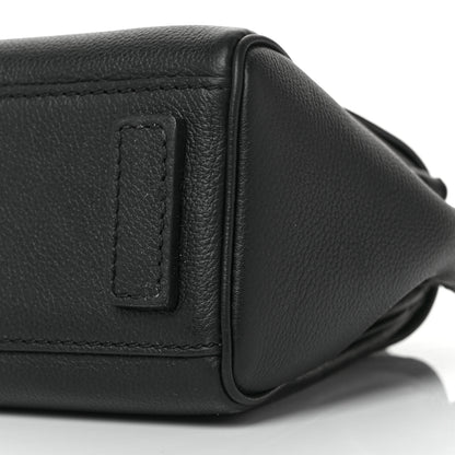 Versace Grained Calfskin Small La Medusa Top Handle Bag Black 7 of 12