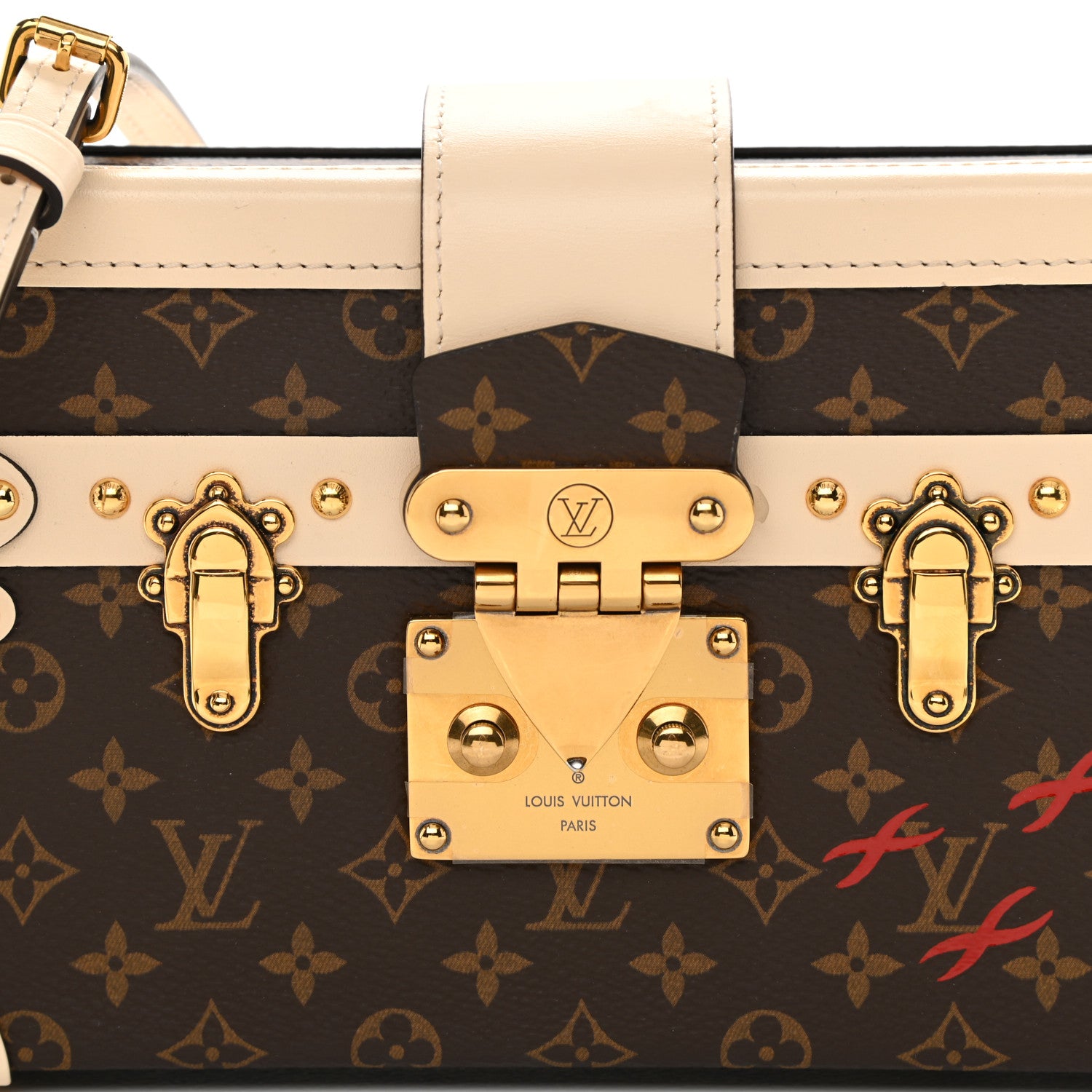 Louis Vuitton Monogram Petite Malle Cream 8 of 8
