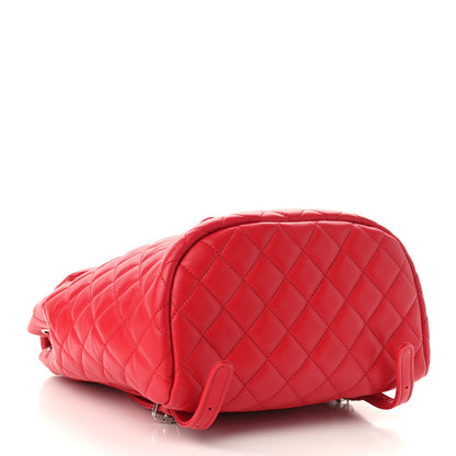Chanel Lambskin Quilted Small Urban Spirit Backpack Dark Pink 4 of 9