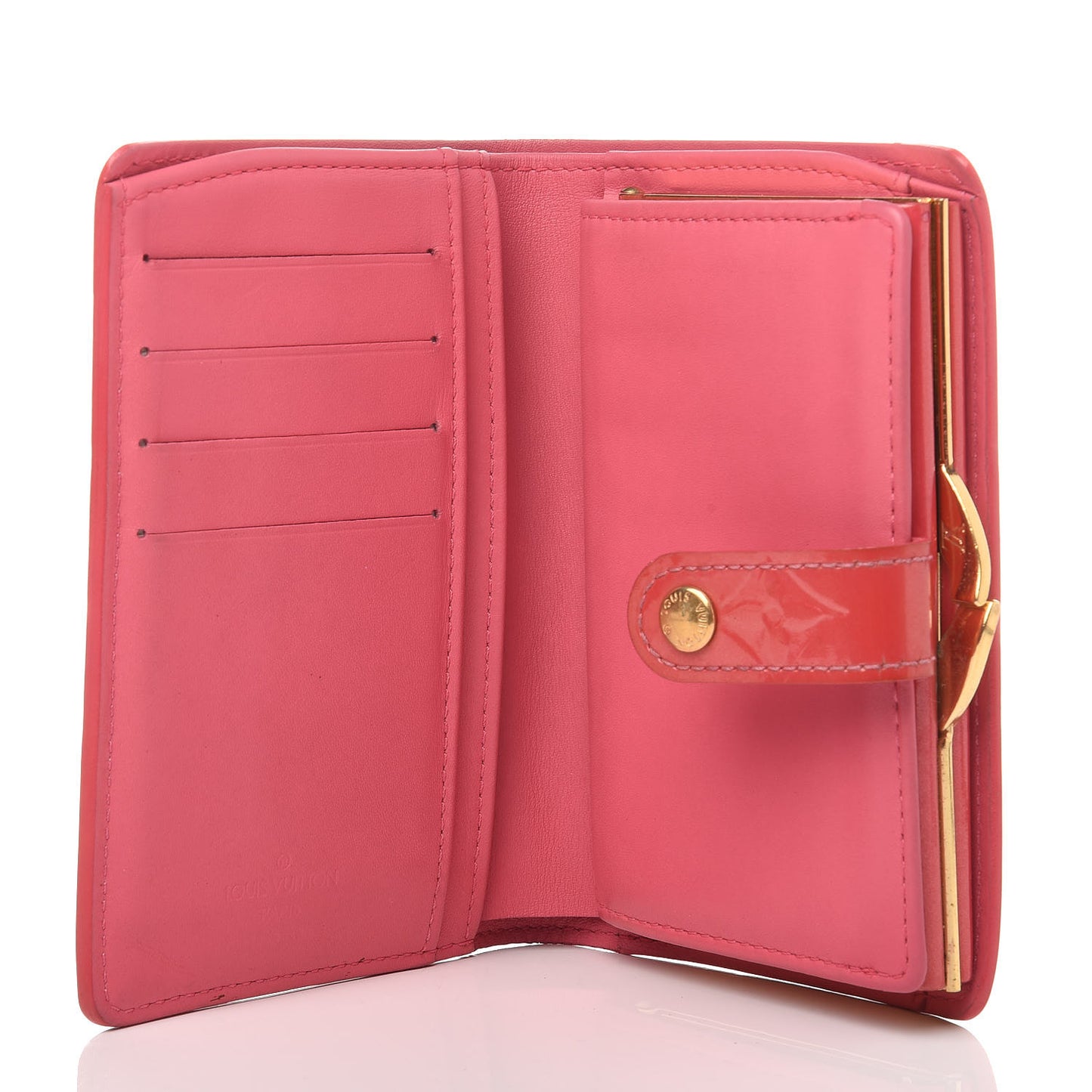 Vernis French Purse Wallet Rose Pop