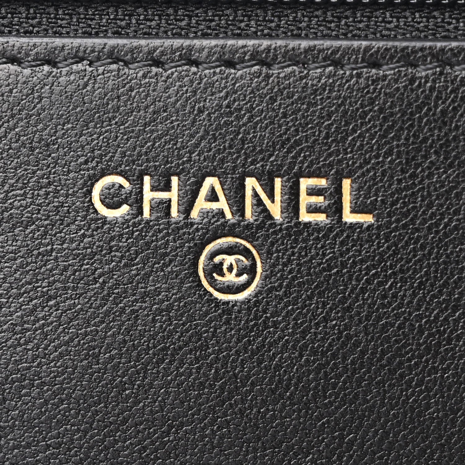 Chanel Lambskin Quilted Chanel 19 Wallet On Chain WOC Black 6 of 12