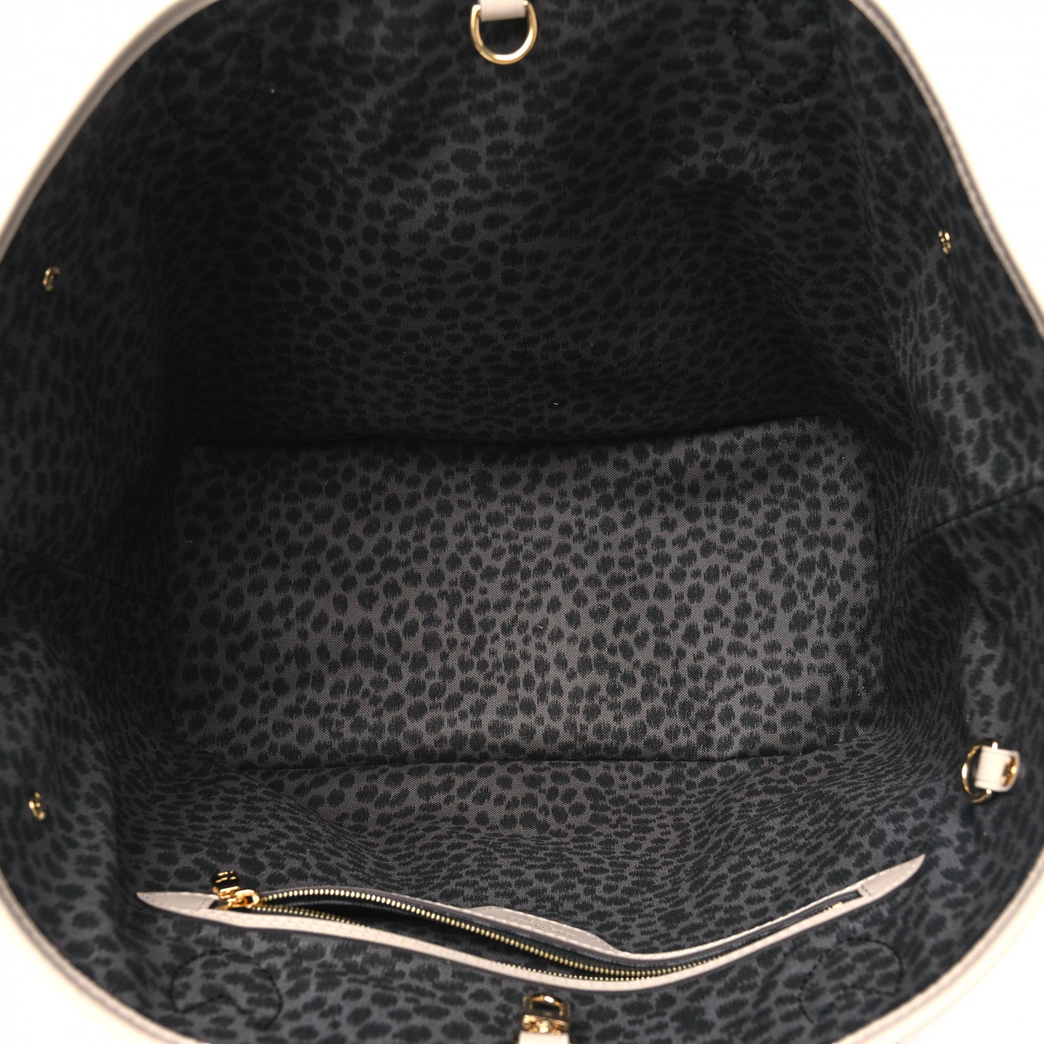 Louis Vuitton Monogram Giant Wild At Heart Neverfull MM Creme 4 of 4