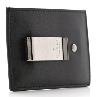 Gucci Microguccissima Card Holder Money Clip Black 2 of 6