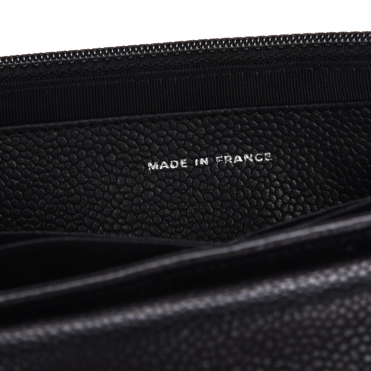 Chanel Caviar Half Moon Wallet On Chain WOC Black 7 of 8