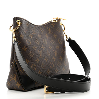 Louis Vuitton Monogram Odeon PM Black 3 of 9