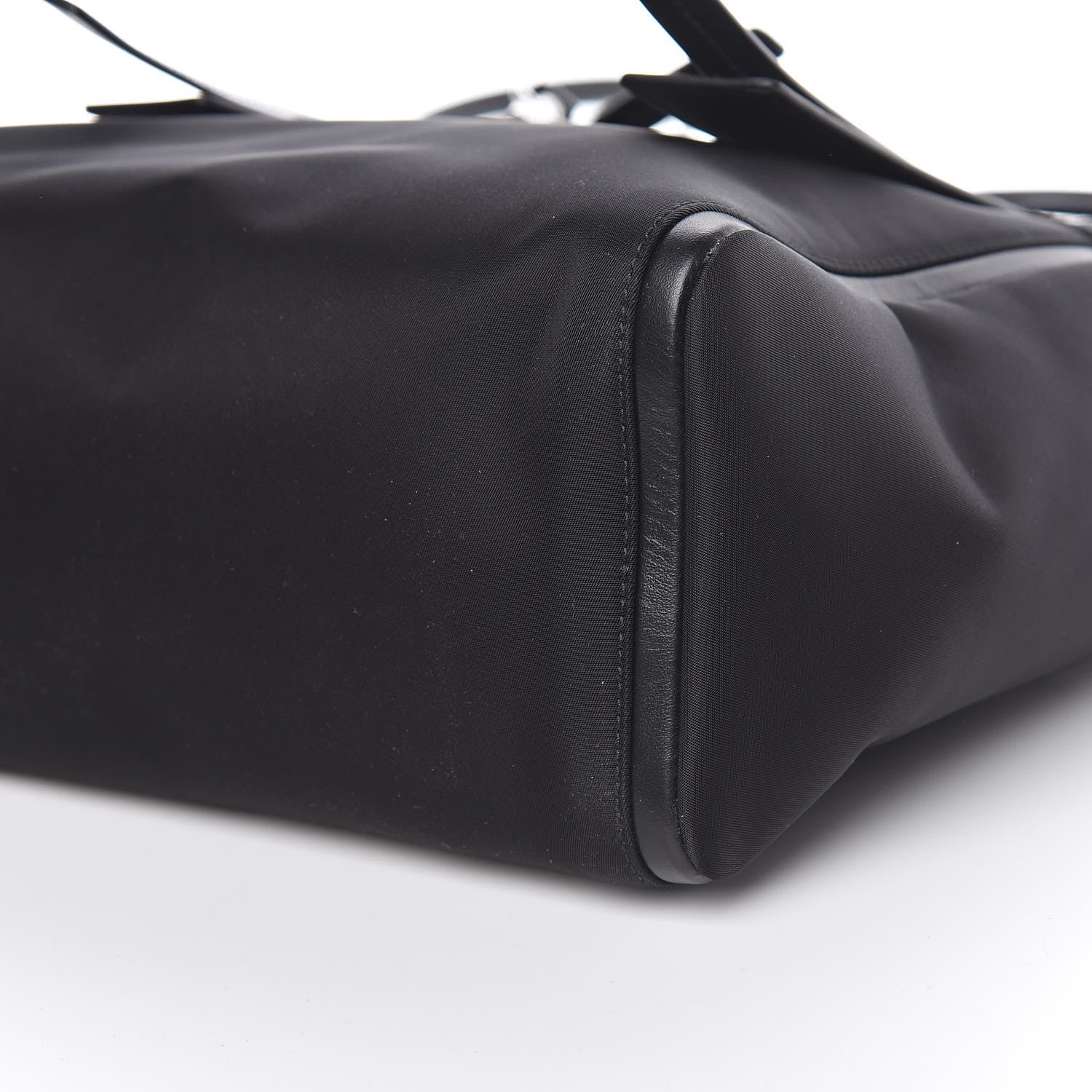 Prada Tessuto Nylon Spazzolato Small Ouverture Top Handle Bag Black 10 of 10