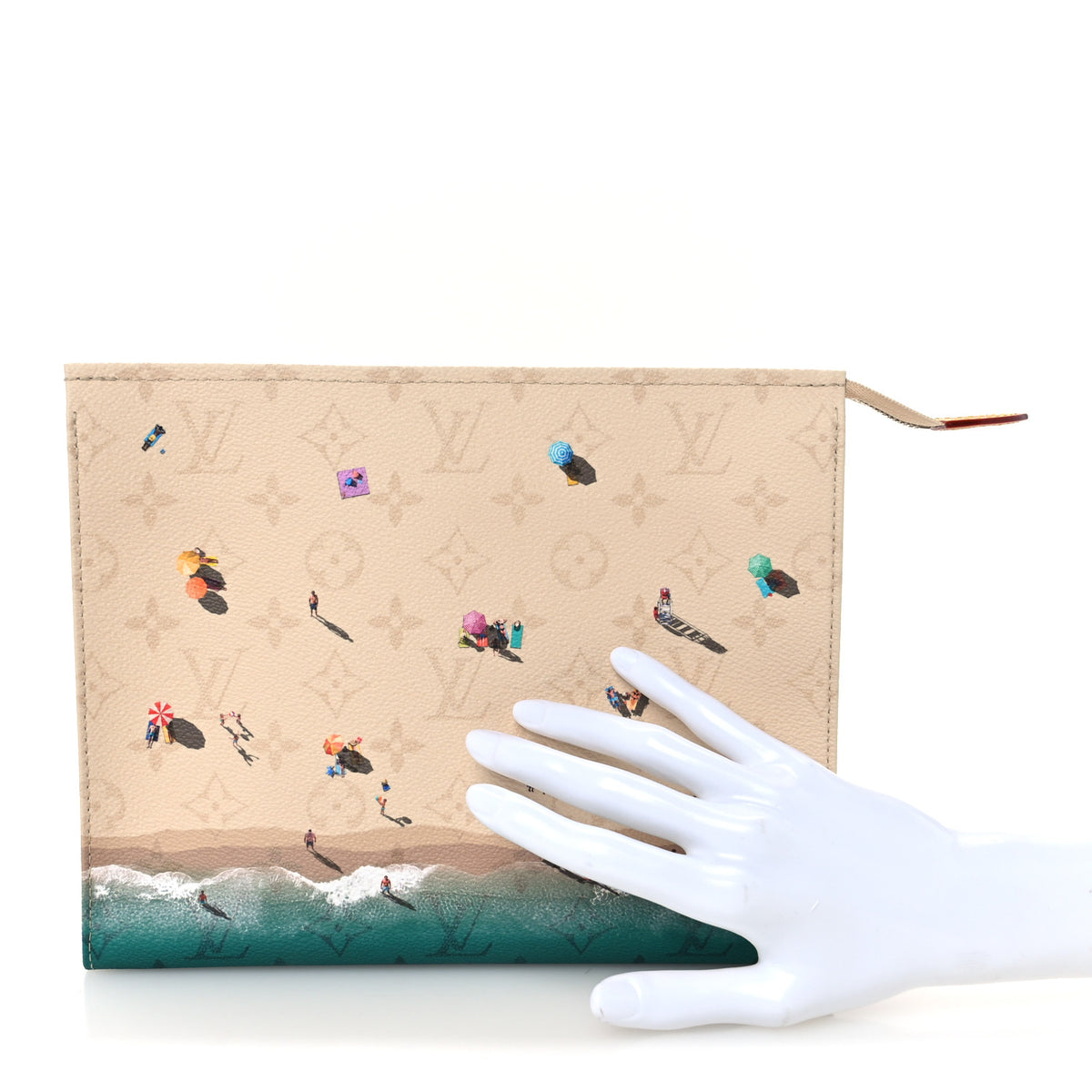 Louis Vuitton Beach Sand Monogram Pochette Toilette GM 2 of 8
