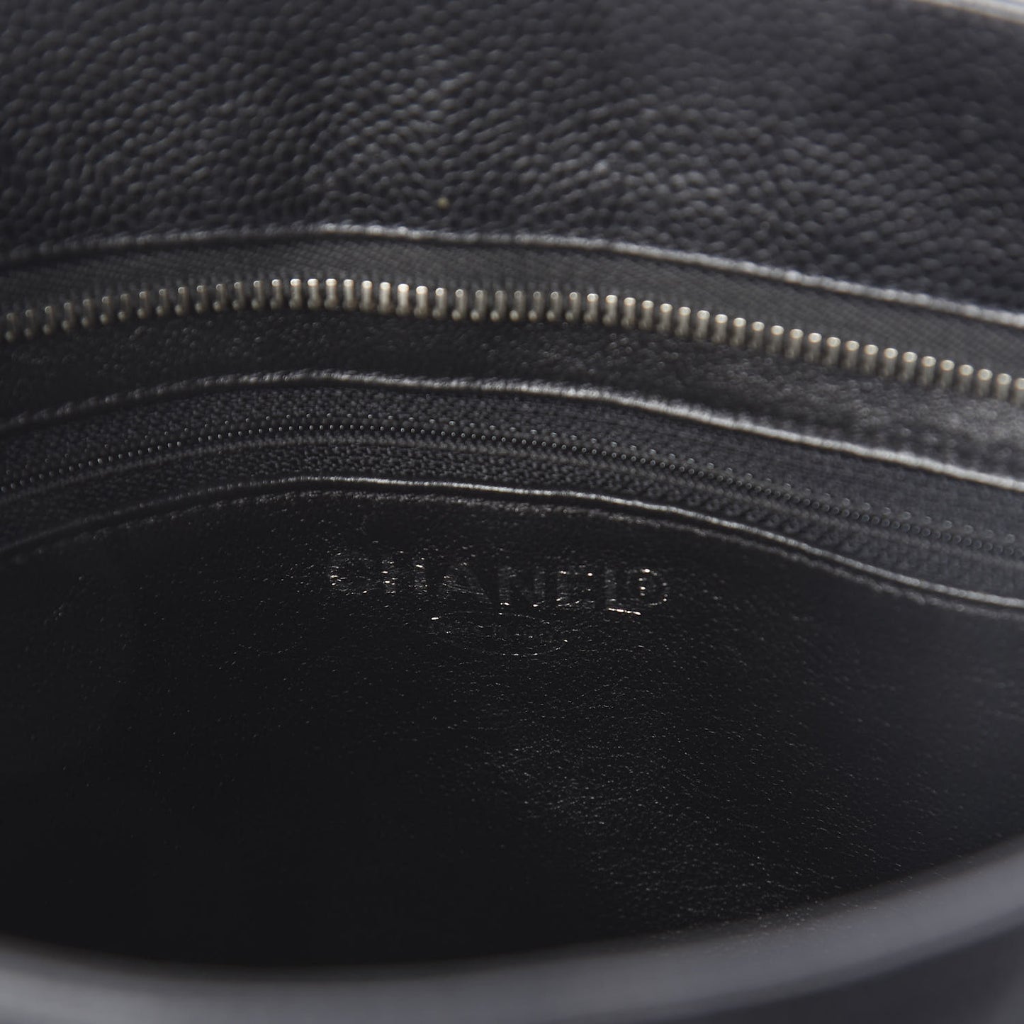 Caviar Quilted Medallion Tote Black