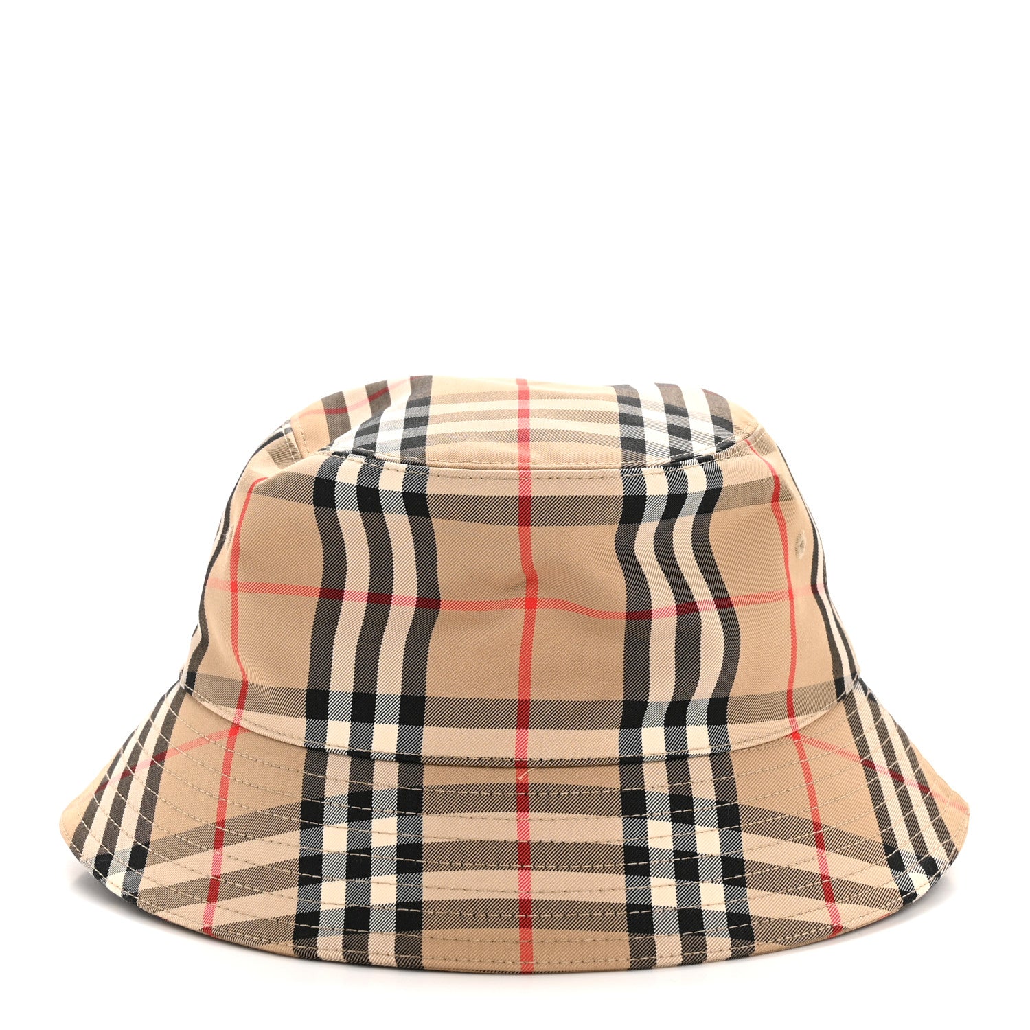 Burberry Technical Cotton Vintage Check Bucket Hat S Archive Beige 6 of 8