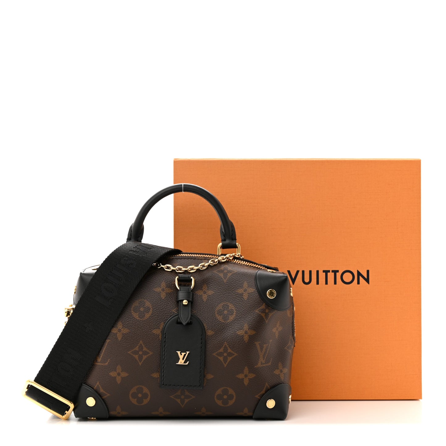 Monogram Petite Malle Souple Black