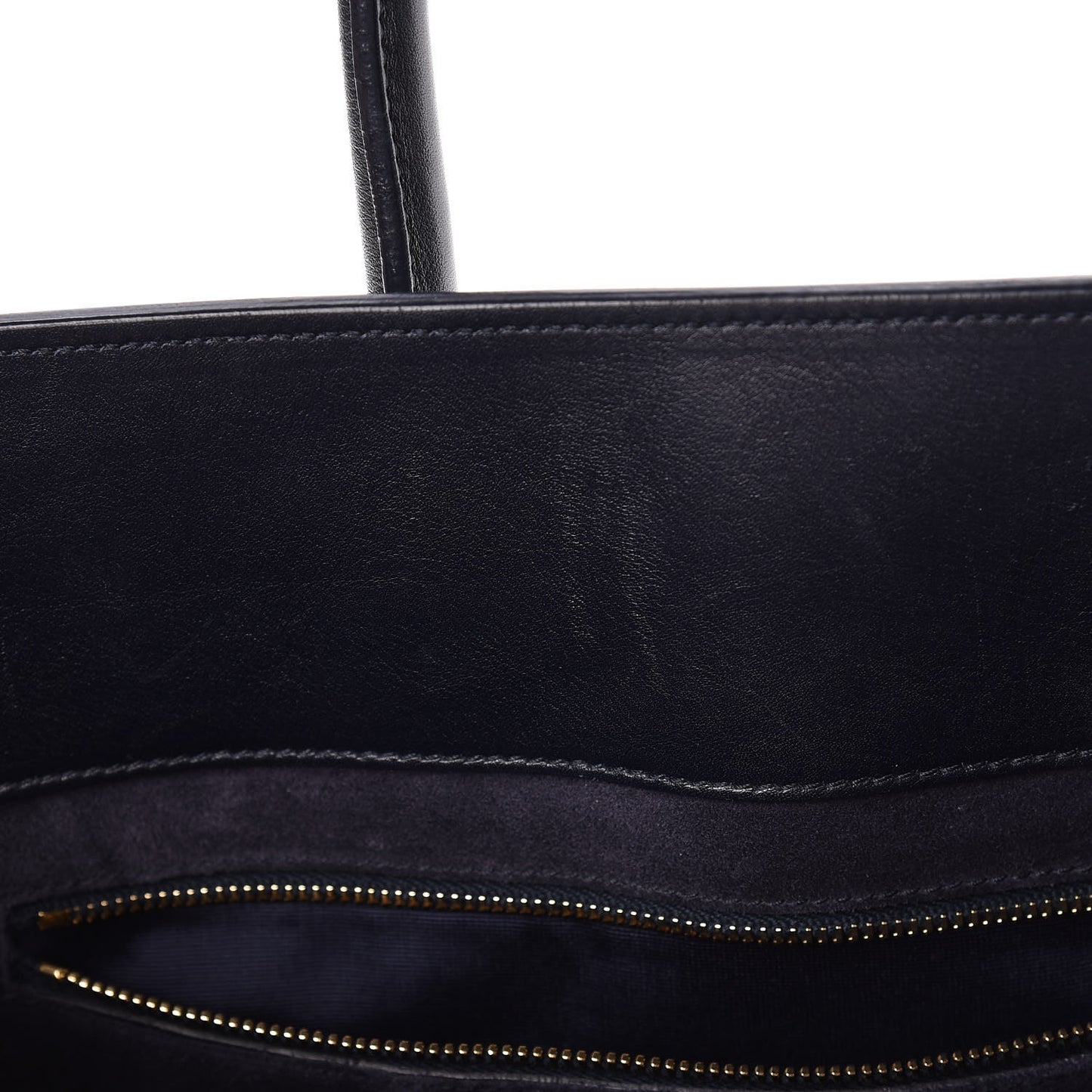 Calfskin Large Sac De Jour Carryall Navy Blue