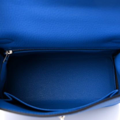 Hermes Togo Kelly Retourne 25 Bleu France 5 of 10