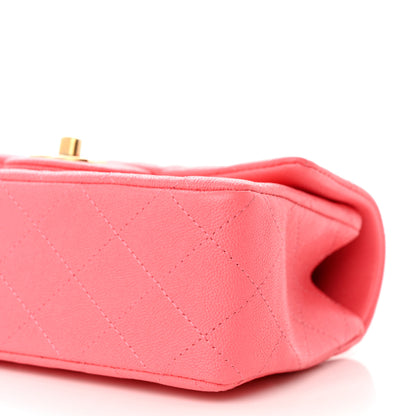 Chanel Caviar Quilted Mini Top Handle Rectangular Flap Pink 10 of 12