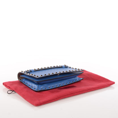 Valentino Garavani Nappa Small Rockstud Wristlet Clutch Light Sapphire 5 of 8